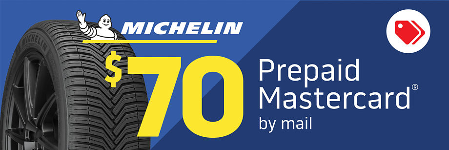 Buy 4 Michelin Tires, Get $70 (Mail-in Rebate)