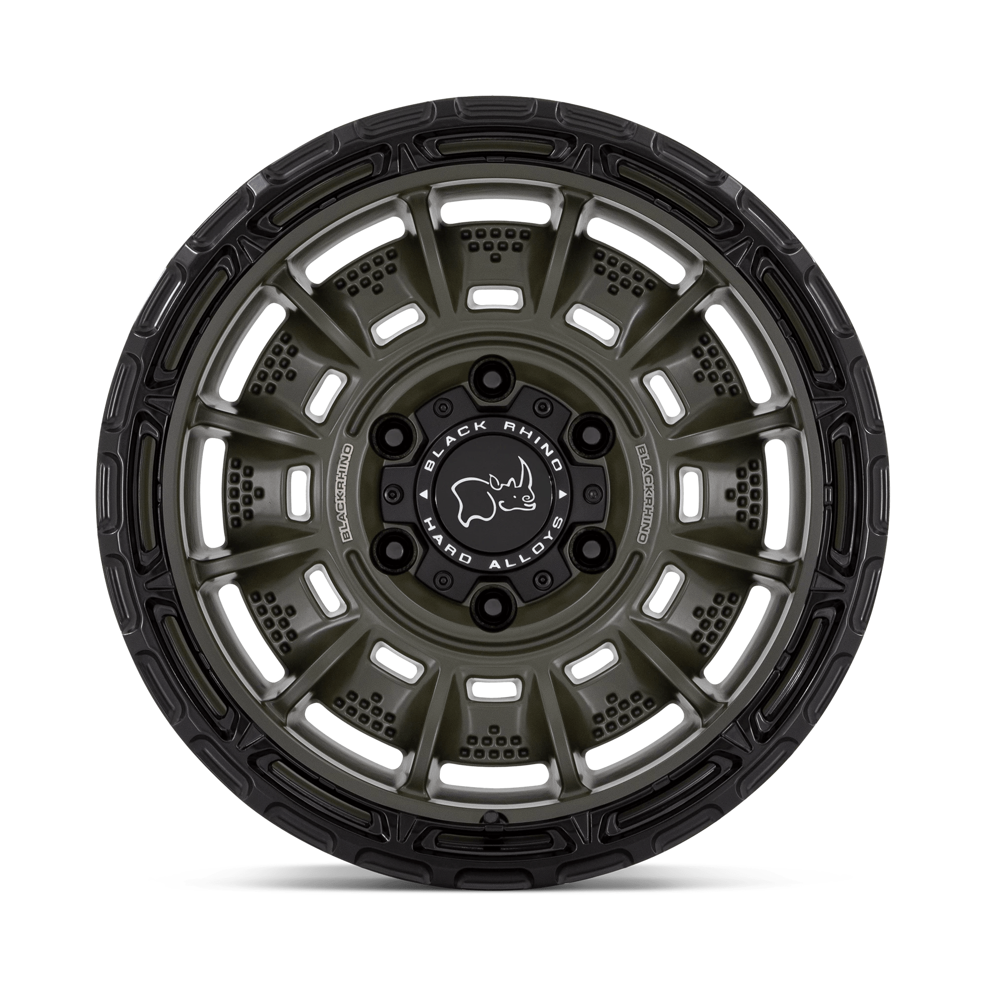 Black Rhino LEGION - 17X9 +-12 Olive Drab Green w/ Black Lip - Best