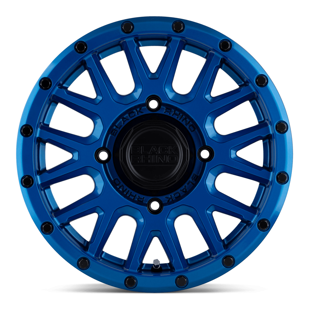 Black Rhino Powersports LA PAZ UTV - 15X7 +36 Blue w/ Black Bolts