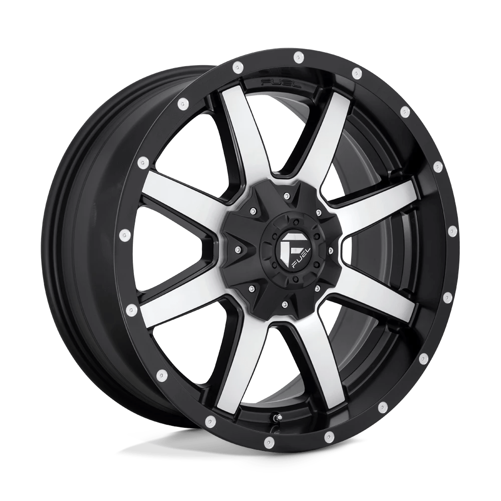 Fuel 1PC D537 MAVERICK - 18X9 +01 Matte Black Machined - Best Wheels Online