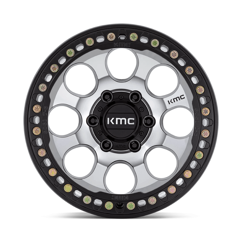 KMC KM237 RIOT BEADLOCK - 17X8.5 0 Machined Face Satin Black Windows ...