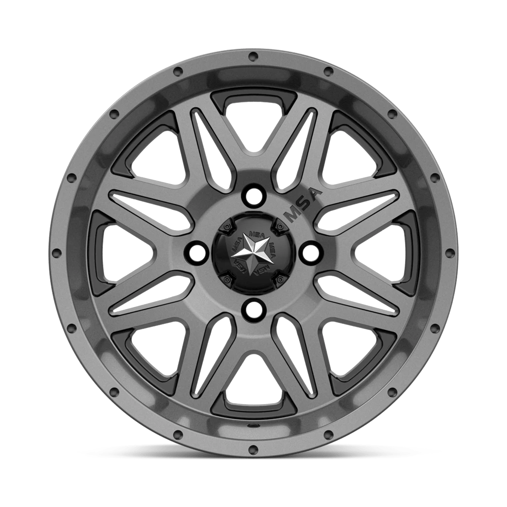 MSA Offroad Wheels M26 VIBE - 14X7 +00 Dark Tint - Best Wheels Online