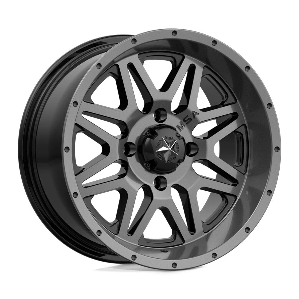 MSA Offroad Wheels M26 VIBE - 14X7 +00 Dark Tint - Best Wheels Online